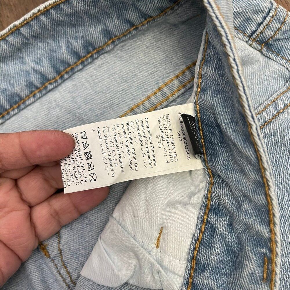 Ripped Baggy Jeans XL/12 - Picture 7 of 10